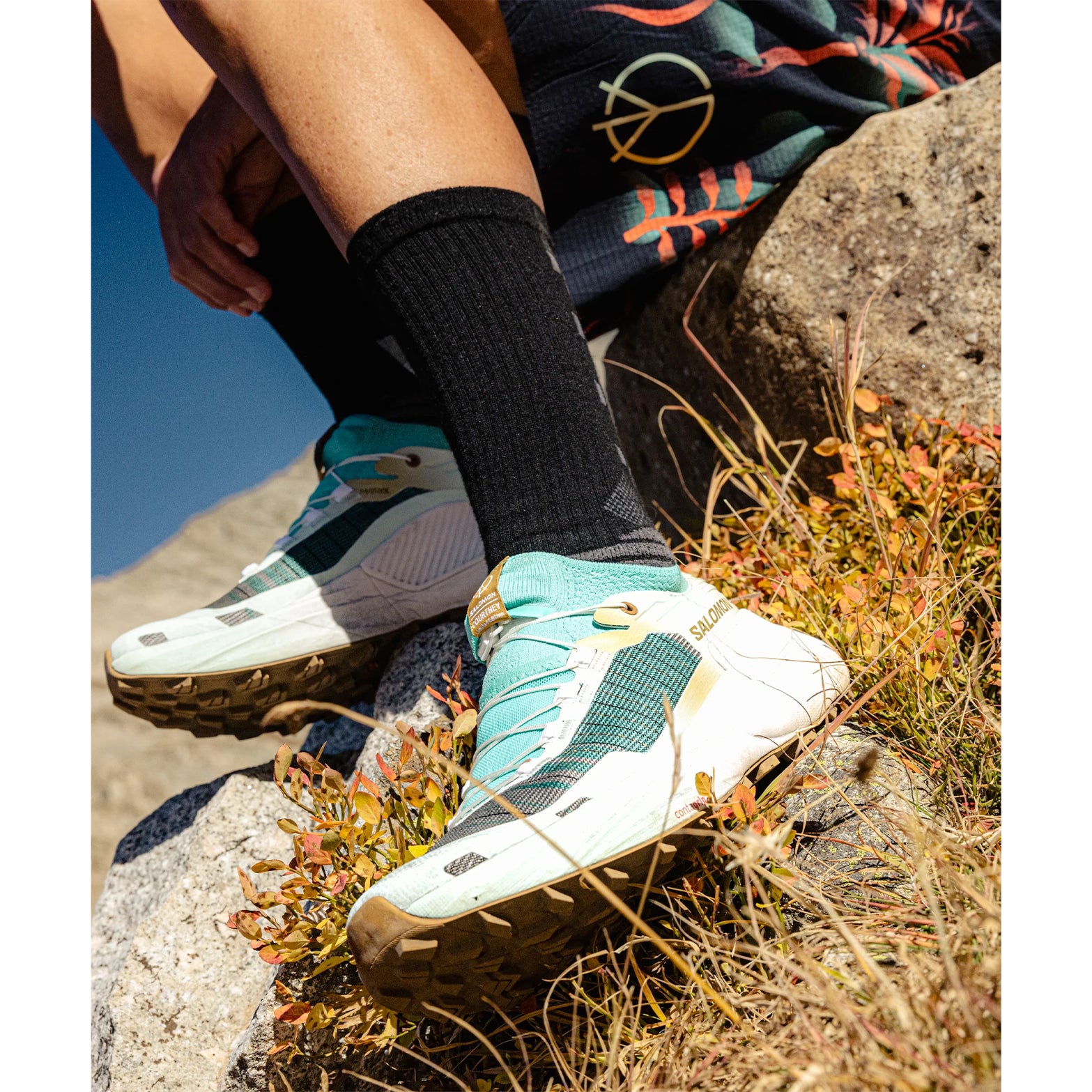 S/LAB Genesis LTD Courtney v2 Trail Running Shoes Waterfall / White / Bay - Achilles Heel