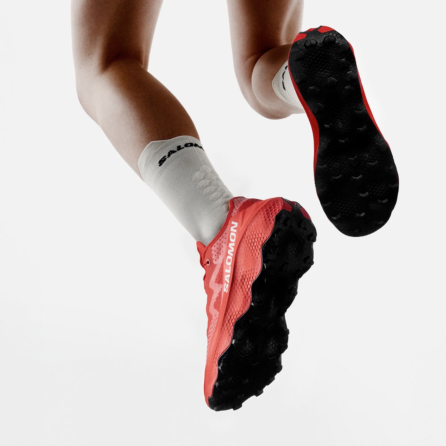 S/LAB Ultra Glide 1.5 Trail Running Shoes Fiery Red / Fiery Red / White - Achilles Heel