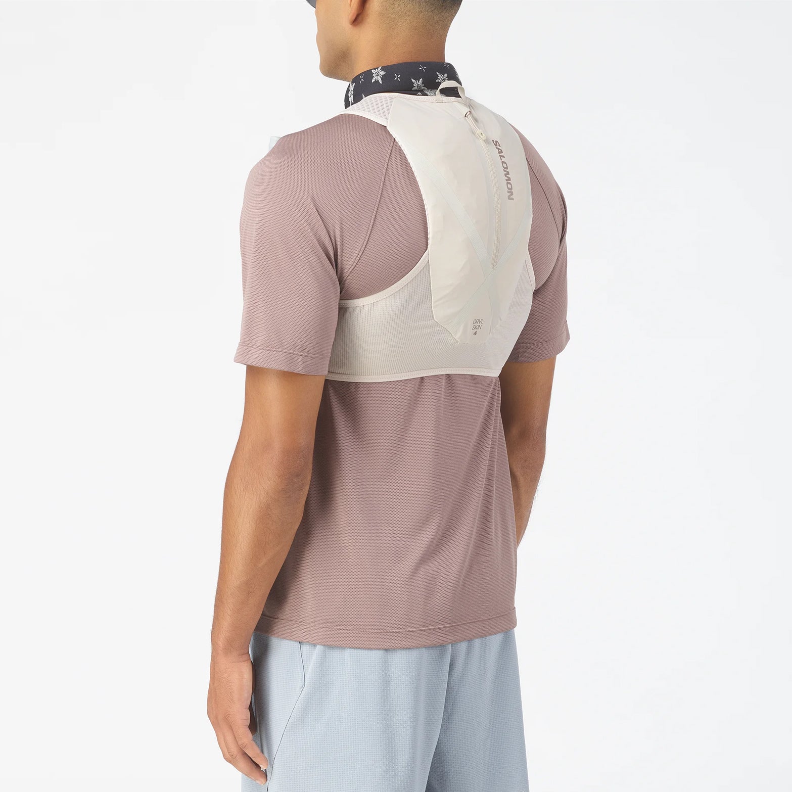 Salomon GRVL Skin 4 Set Running Vest Silver Cloud / Iron at