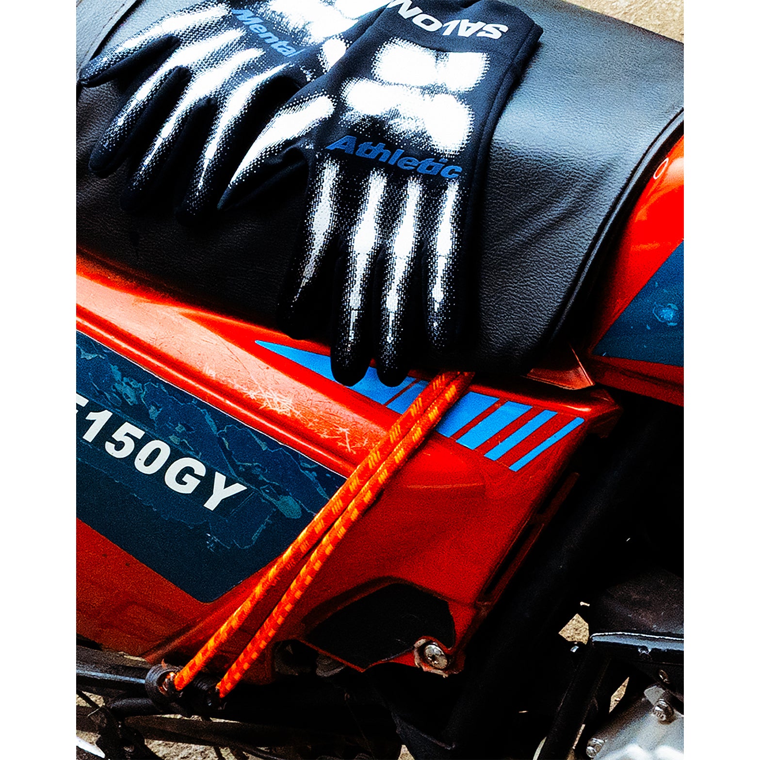 Salomon x Mental Athletic Gloves Deep Black at Achilles Heel