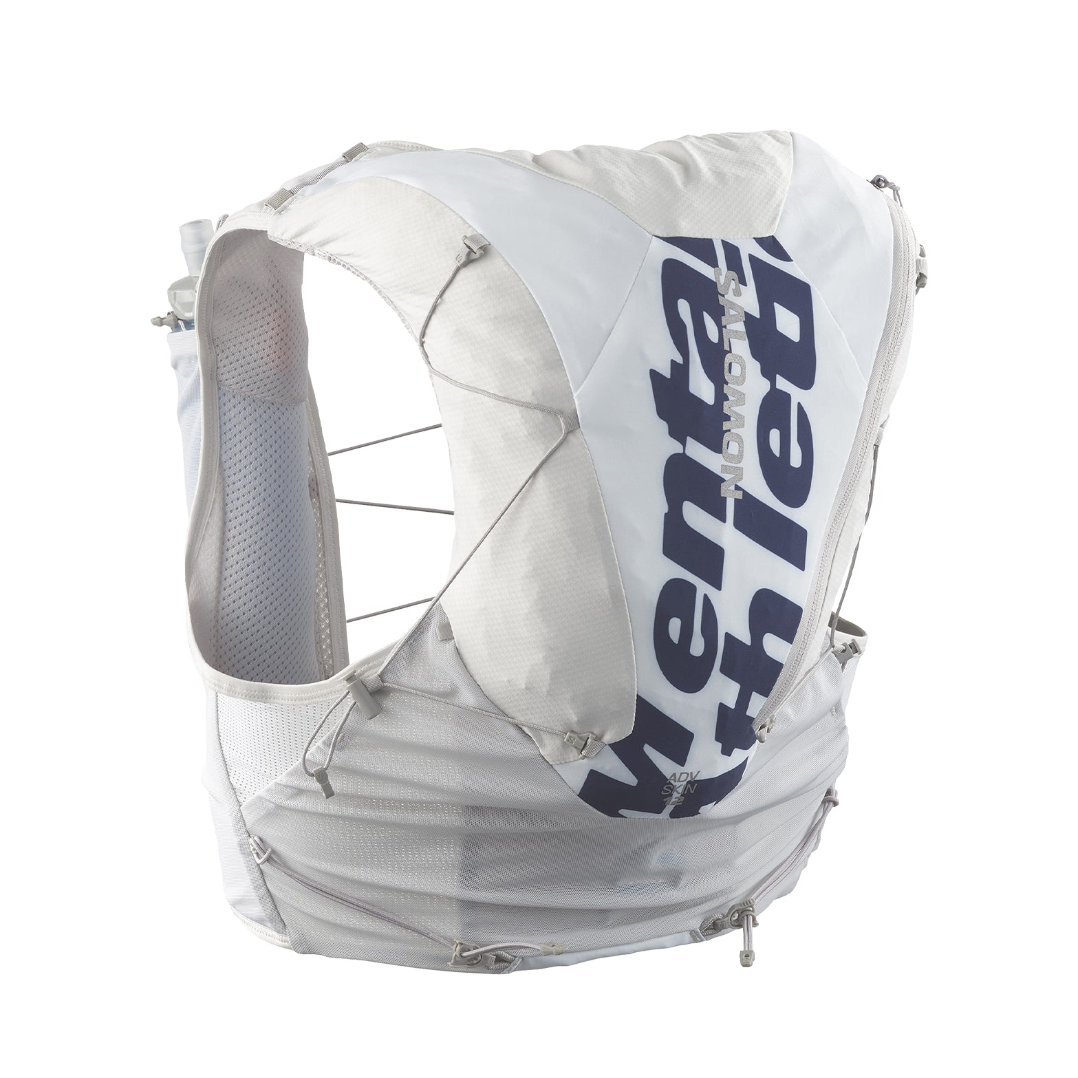 x Mental Athletic Advance Skin 12 Set Running Vest Lunar Rock / White / Alloy