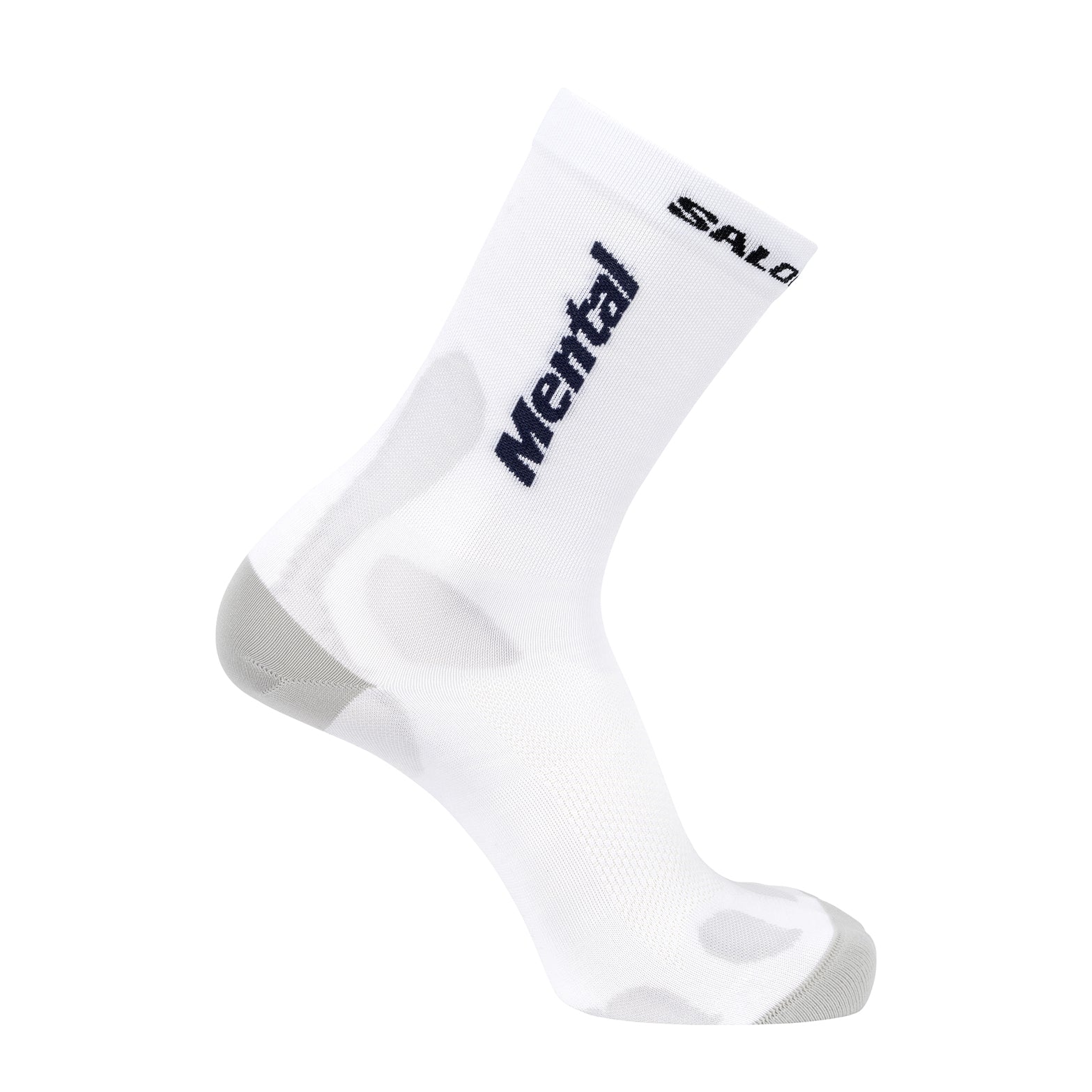 x Mental Athletic Crew Socks White / Lunar Rock / Blue Depths
