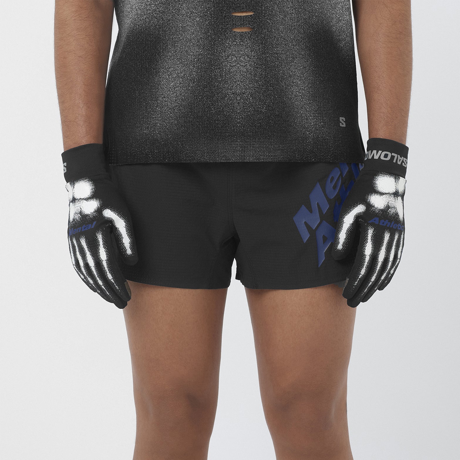 x Mental Athletic Gloves Deep Black
