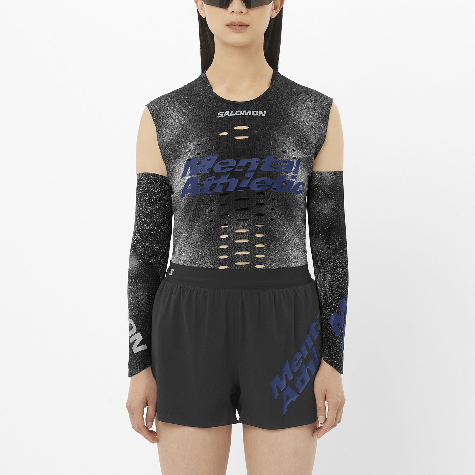 x Mental Athletic Running Short Deep Black