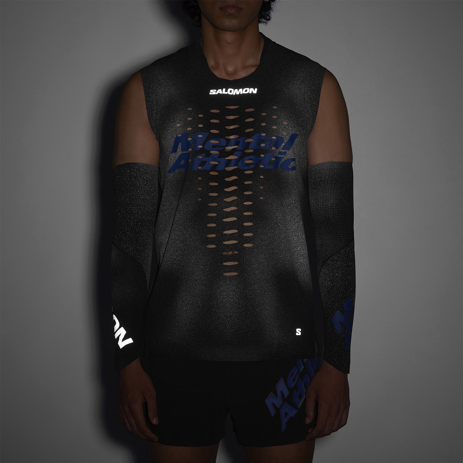 x Mental Athletic Running Tank Deep Black
