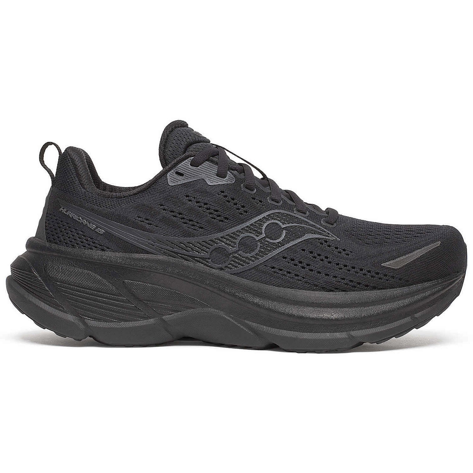 Men's Hurricane 25 Running Shoes Triple Black - Achilles Heel
