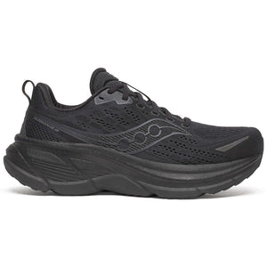 Saucony Men's Hurricane 25 Running Shoes Triple Black - achilles heel
