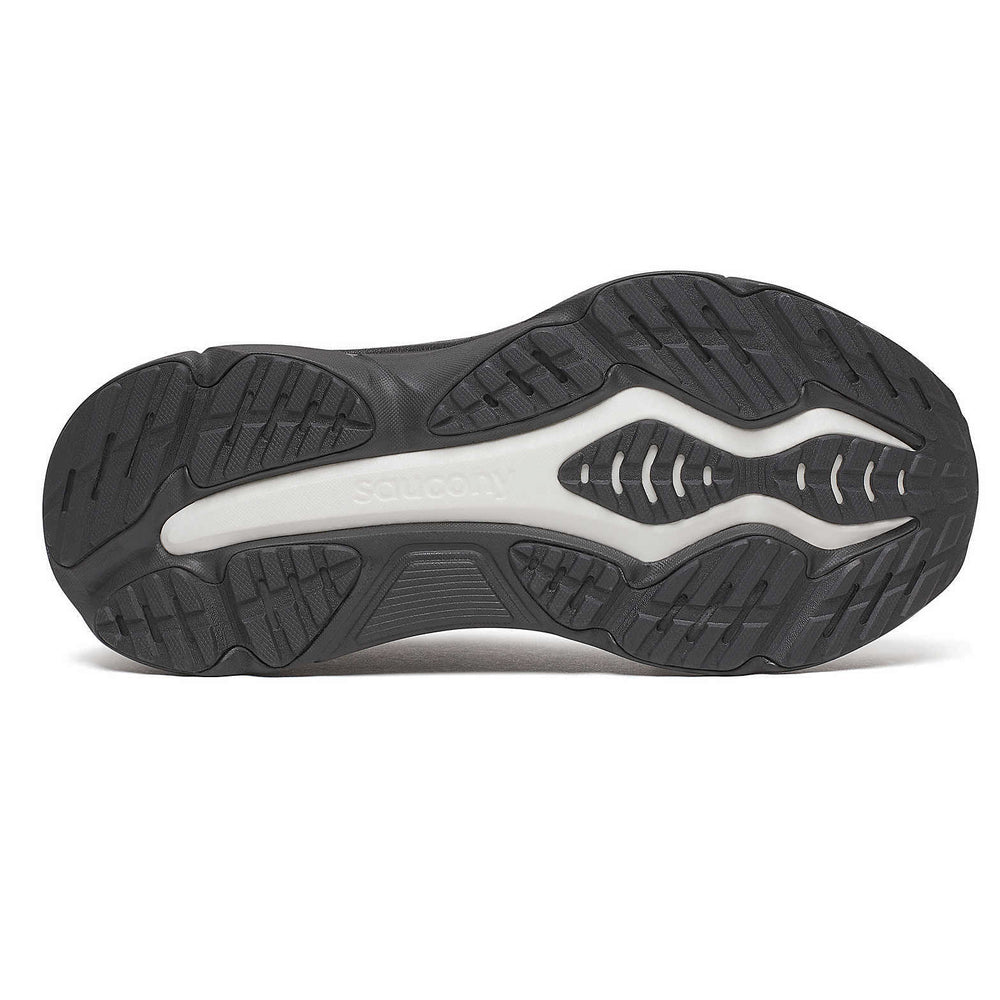 Saucony Men's Hurricane 25 Running Shoes Triple Black - achilles heel