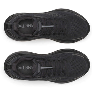 Saucony Men's Hurricane 25 Running Shoes Triple Black - achilles heel