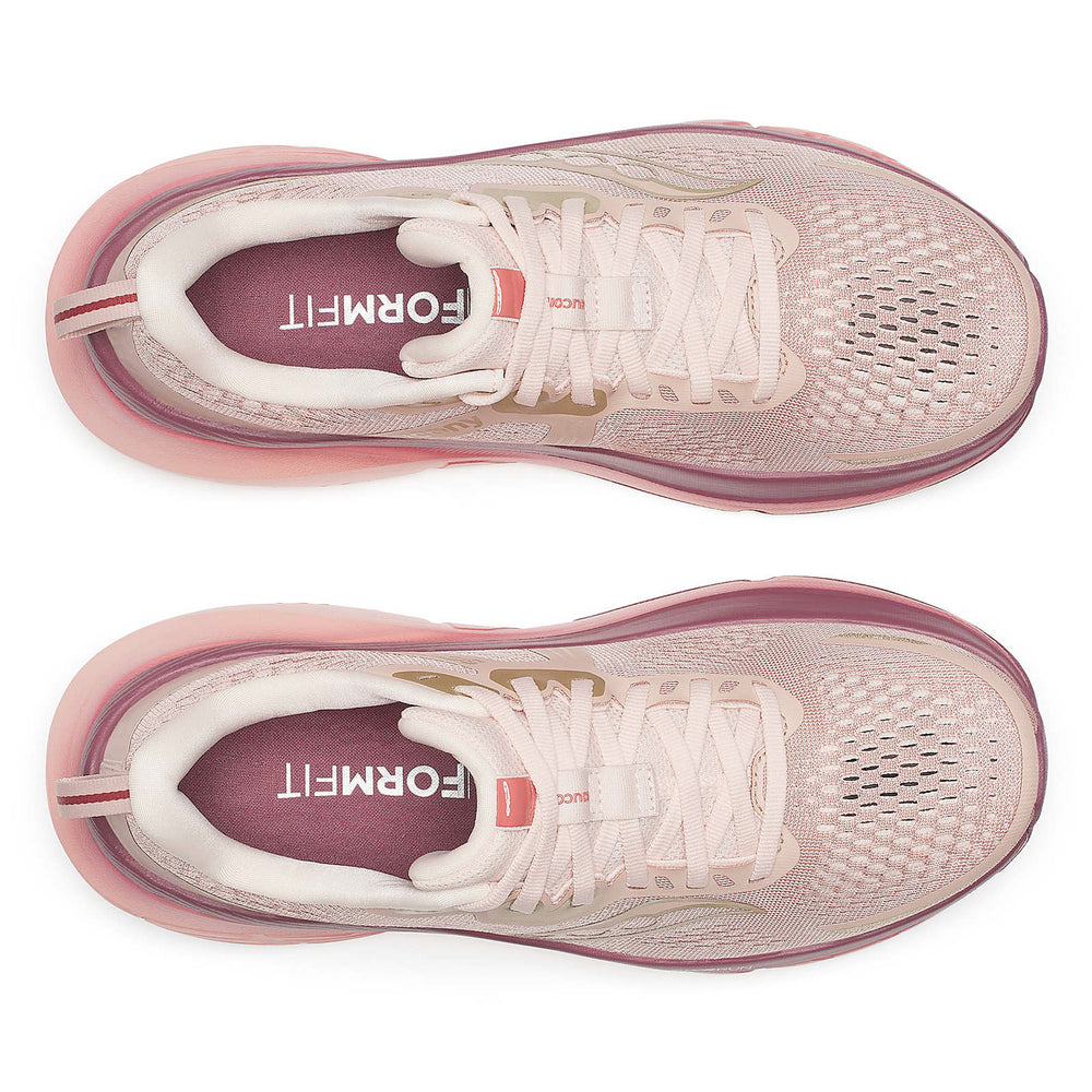 Saucony Women's Guide 18 Running Shoes Cameo / Terra - achilles heel