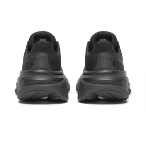 Saucony Women's Hurricane 25 Running Shoes Triple Black - achilles heel