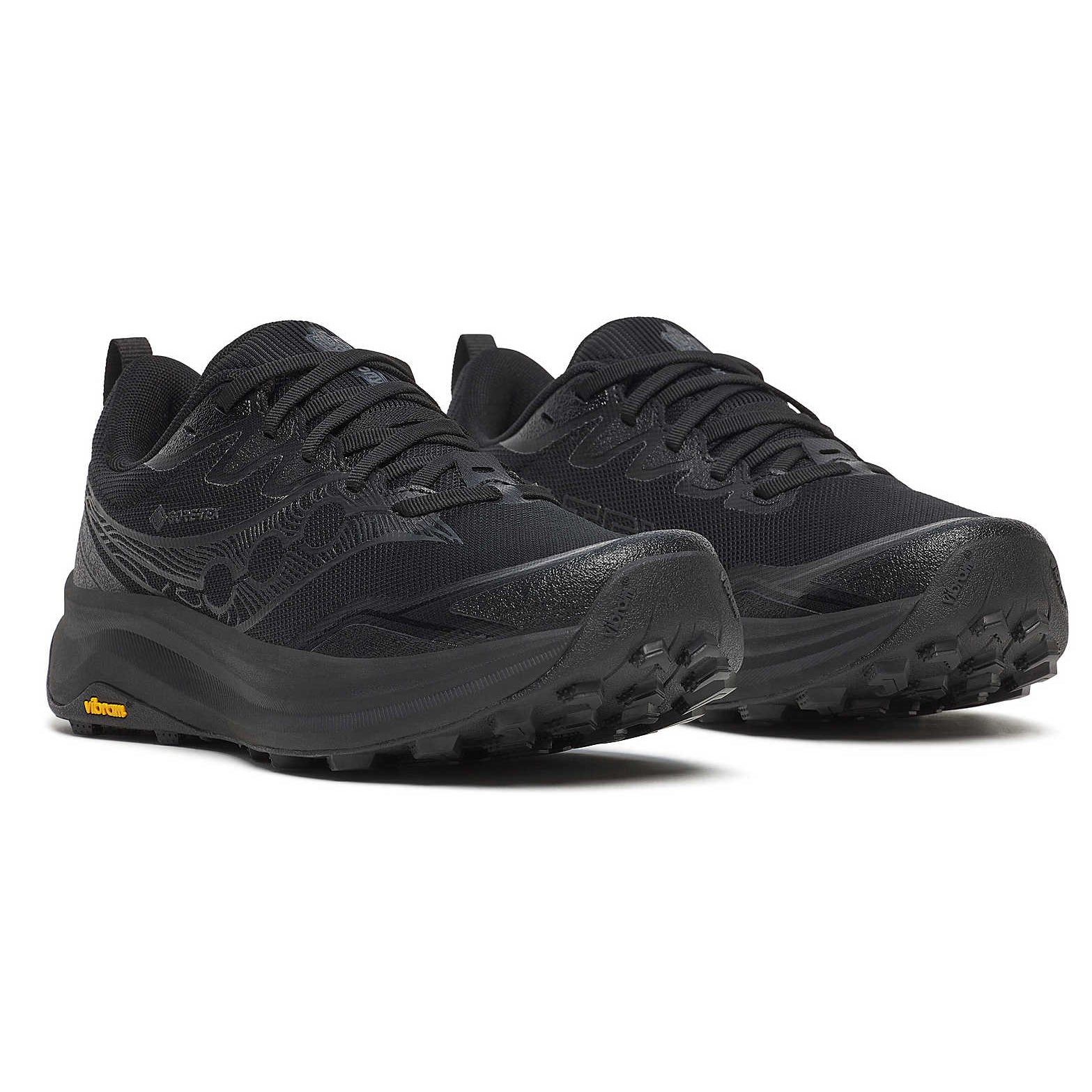 Saucony Women's Peregrine 16 GORE-TEX Trail Running Shoes Triple Black