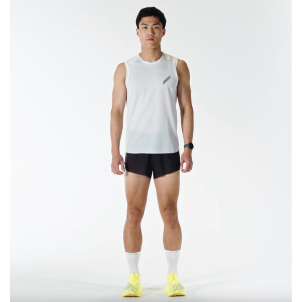 Soar Men's Singlet White achilles heel