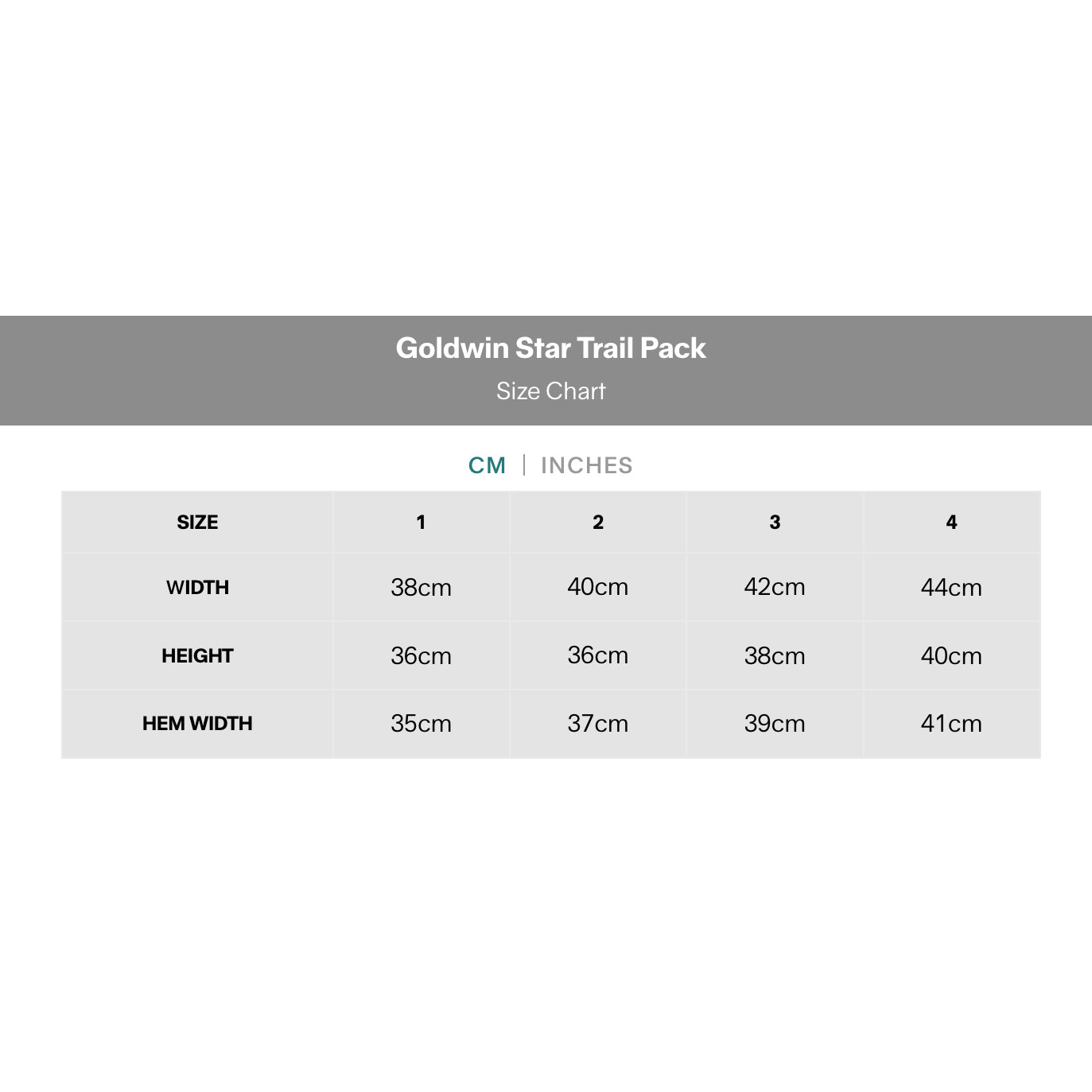 Goldwin Goldwin Star Trail Pack Marinwood Green at Achilles Heel