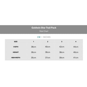 Goldwin Star Trail Pack Marinwood Green - achilles heel