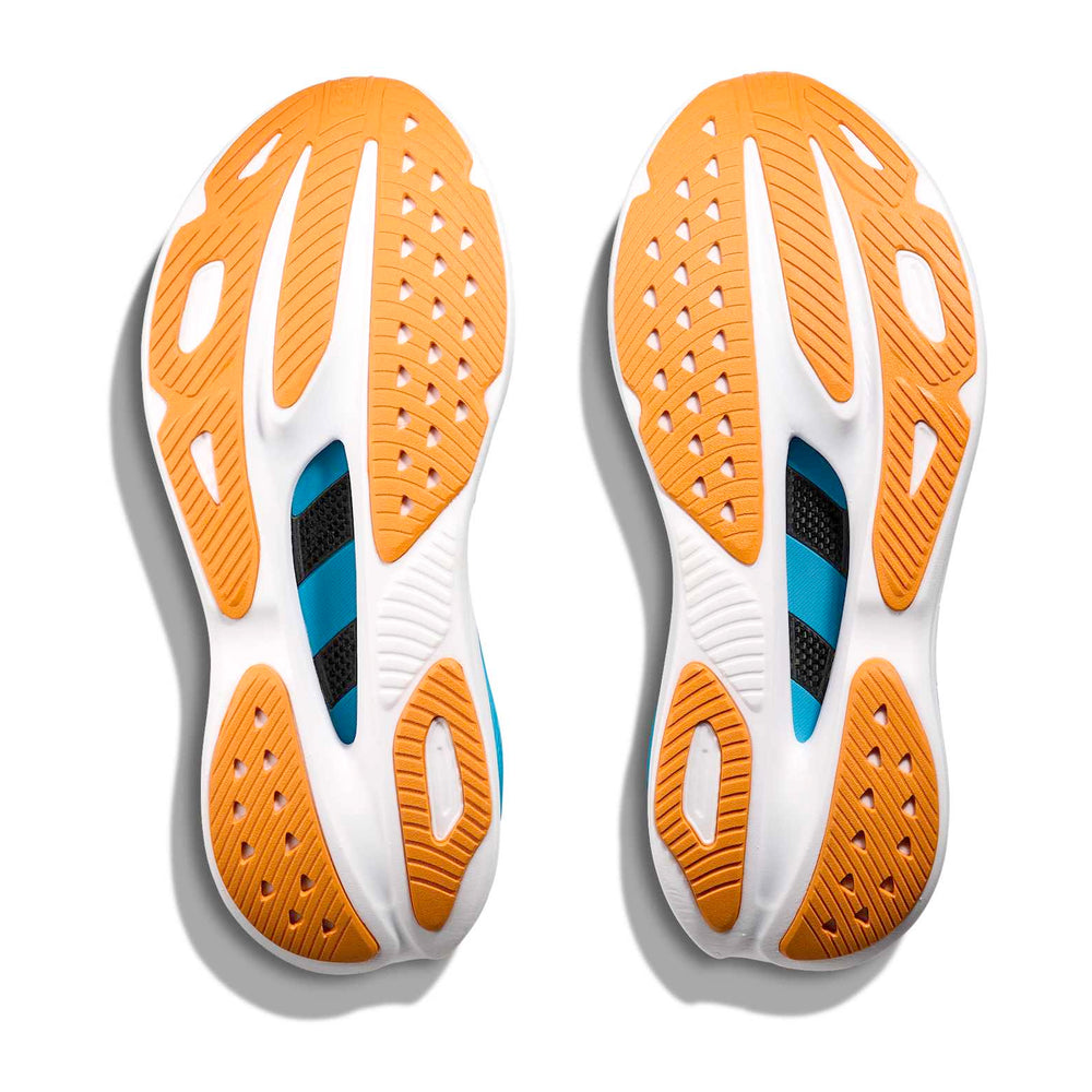 Hoka Men's Skyward X Running Shoes Clear Sea / Alpine Blue - Achilles Heel