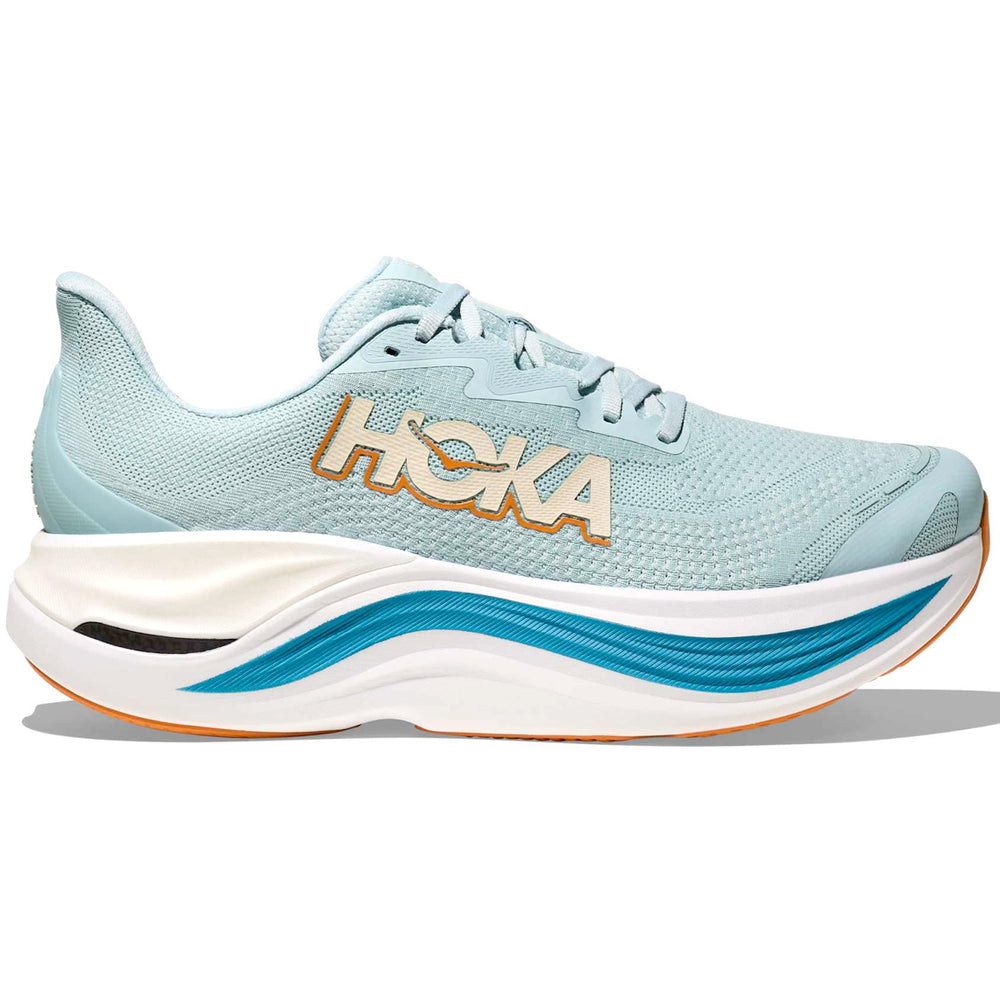 Hoka Men's Skyward X Running Shoes Clear Sea / Alpine Blue - Achilles Heel