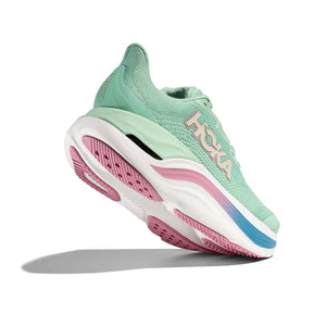Hoka Women's Skyward X Running Shoes Jadeite / Dried Rose - achilles heel