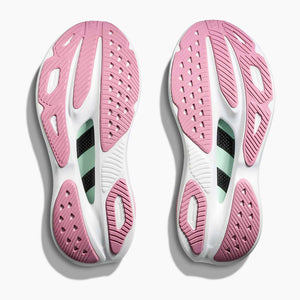 Hoka Women's Skyward X Running Shoes Jadeite / Dried Rose - achilles heel