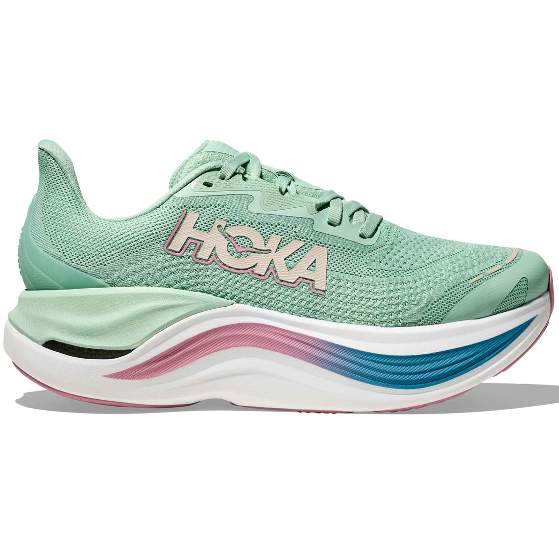 Women's Skyward X Running Shoes Jadeite / Dried Rose - Achilles Heel