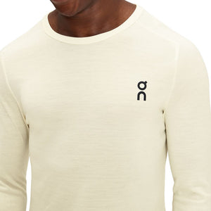 On Men's Merino Top White - achilles heel