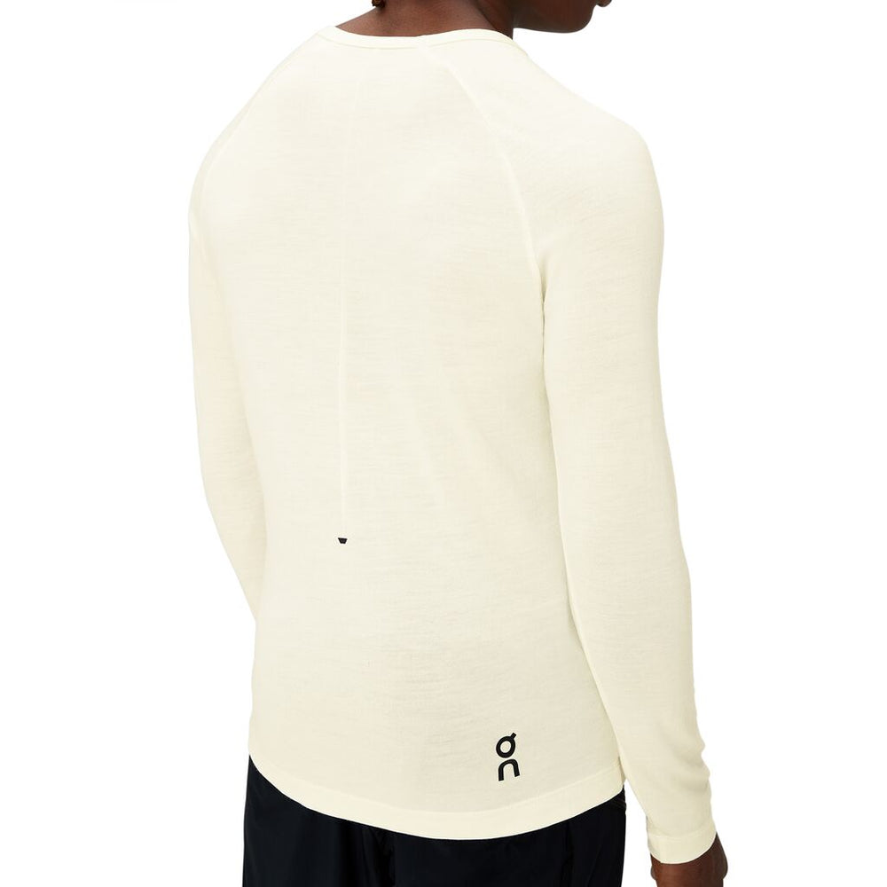 On Men's Merino Top White - achilles heel