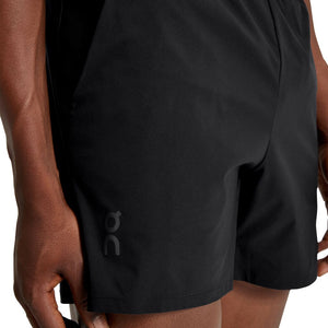 On Men's Essential Shorts Black - achilles heel