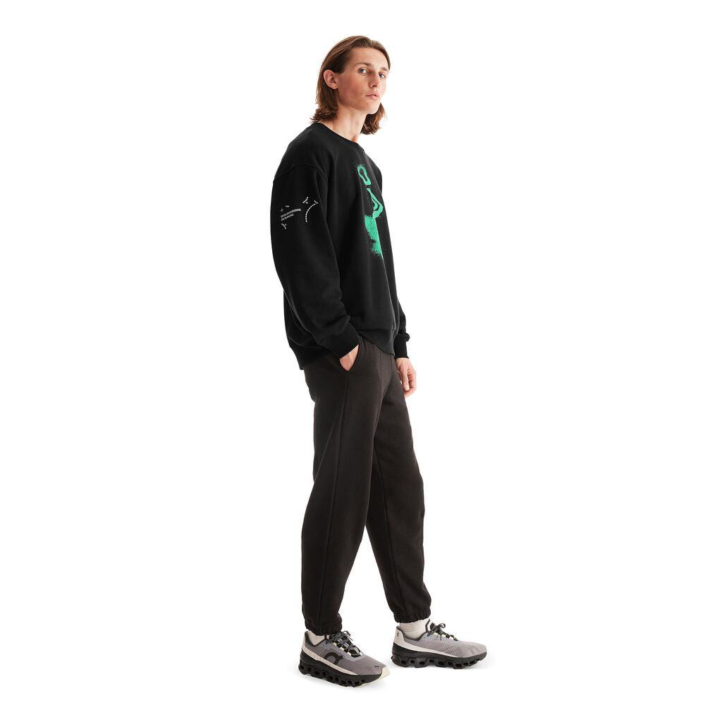 On Men's Graphic Club Crew Black / Mint - Achilles Heel