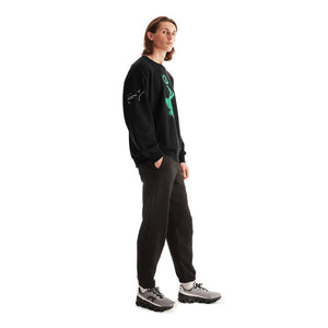 On Men's Graphic Club Crew Black / Mint - achilles heel