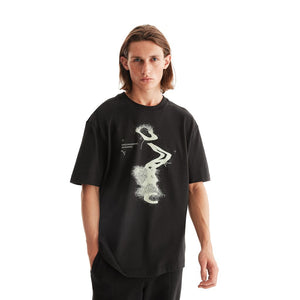 On Men's Graphic Club Tee Black / Creek - achilles heel