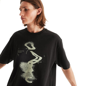 On Men's Graphic Club Tee Black / Creek - achilles heel