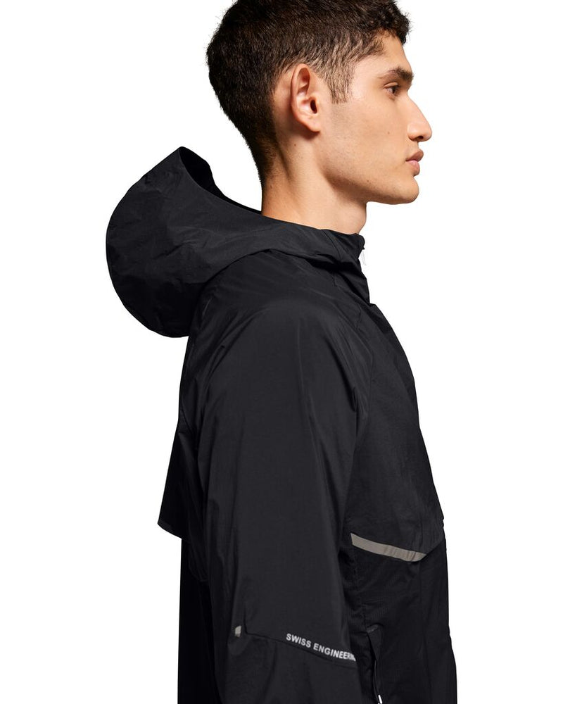 On Men's Core Jacket Black - achilles heel