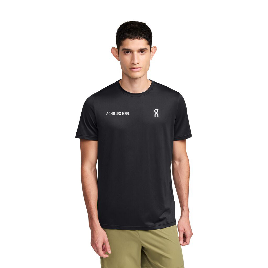 On x Achilles Heel Run Club Men's Core Tee Black - Achilles Heel