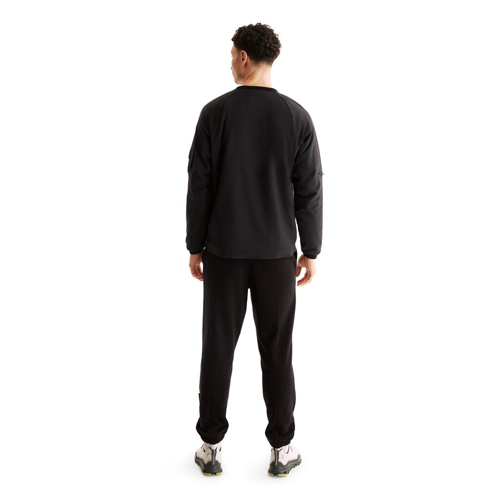 On Unisex Studio Pullover Black - achilles heel
