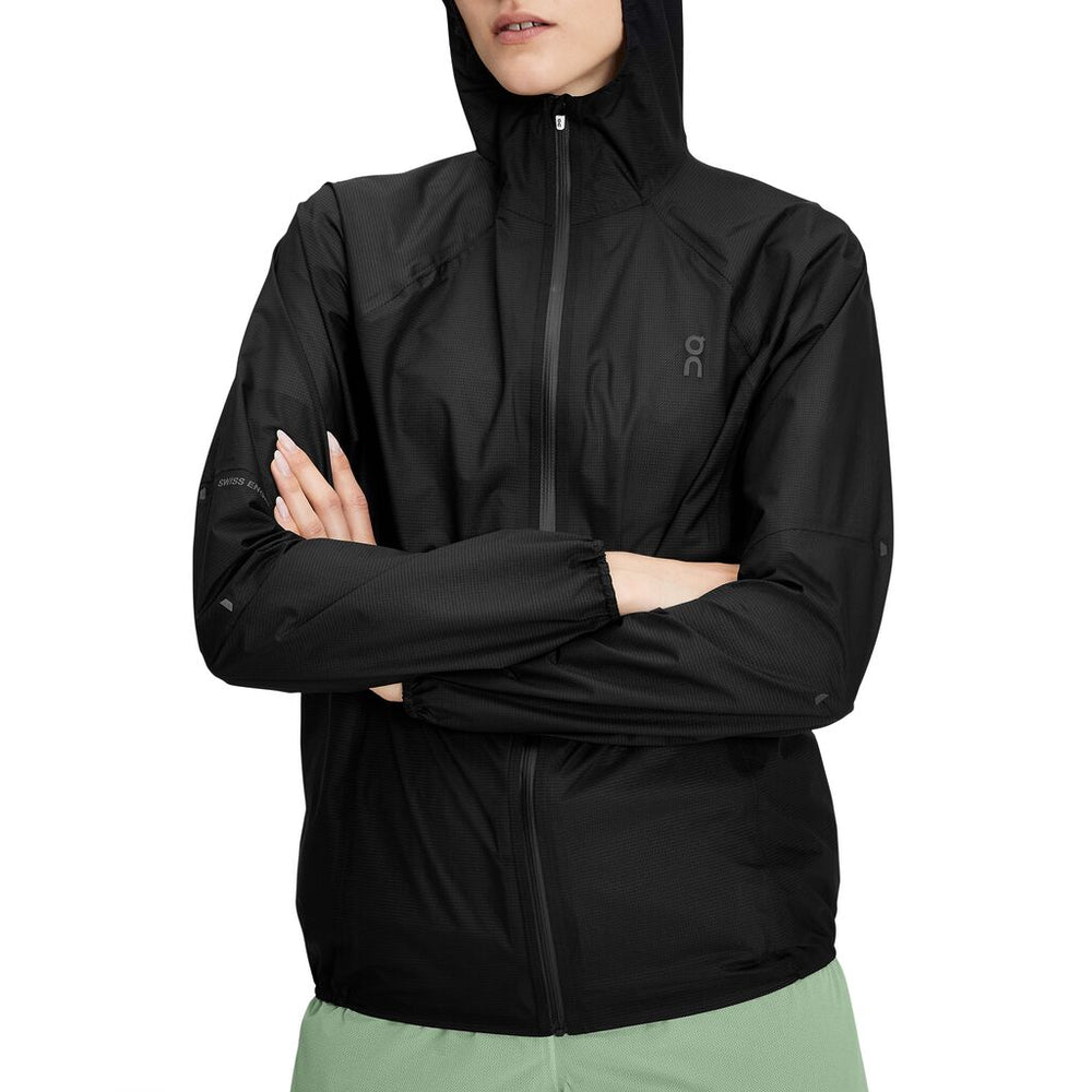 On Women's Ultra Jacket Black - achilles heel