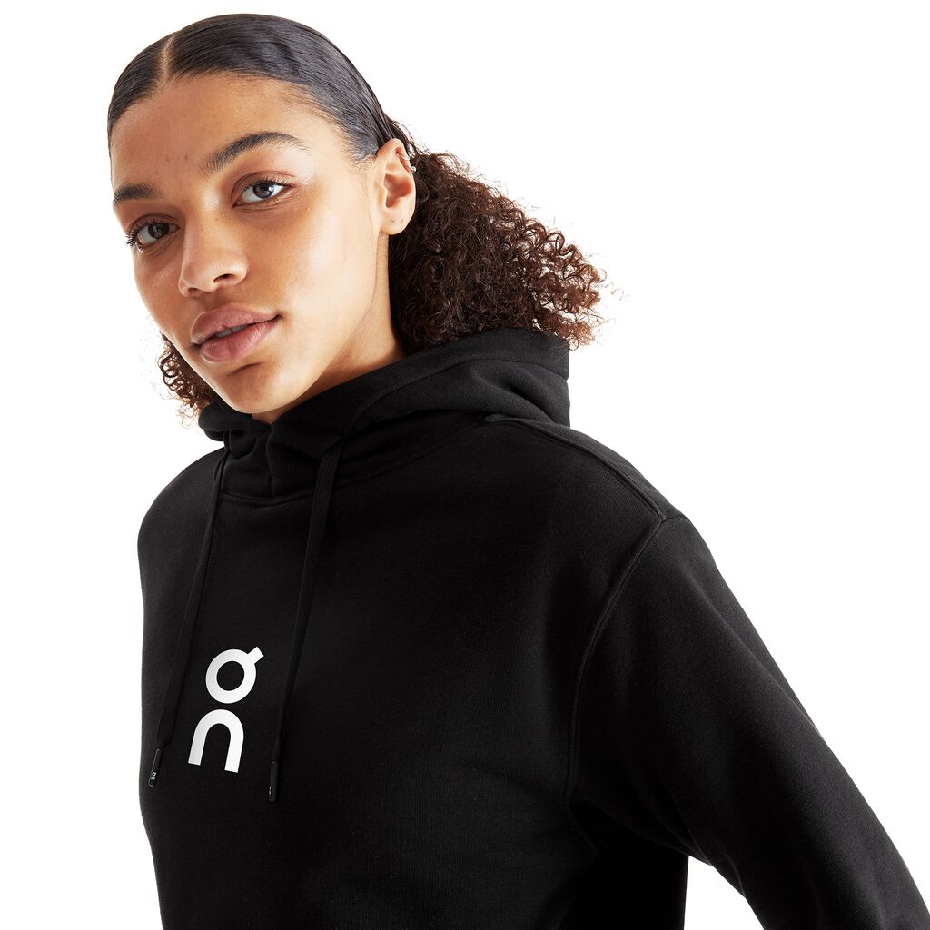 On Women's Club Hoodie Black - Achilles Heel