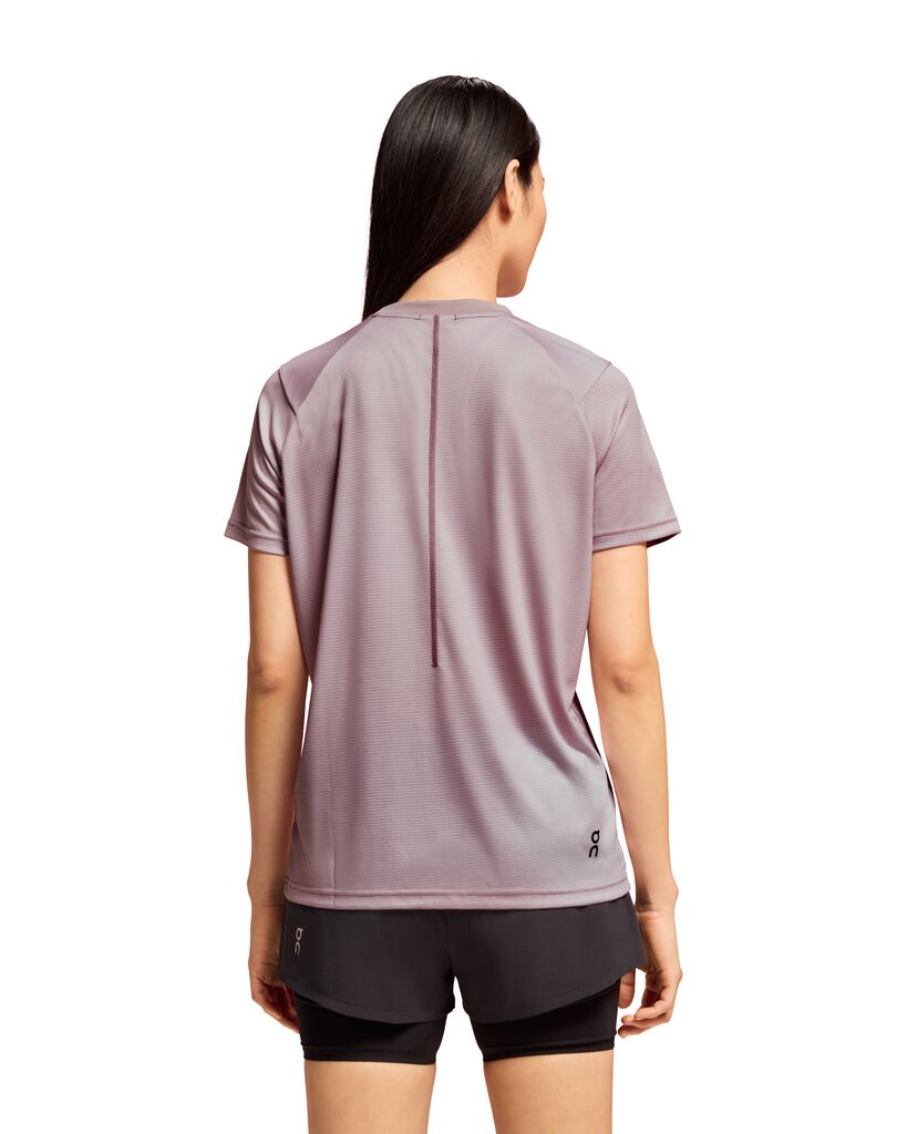 On Women's Pace Tee Mauve - Achilles Heel