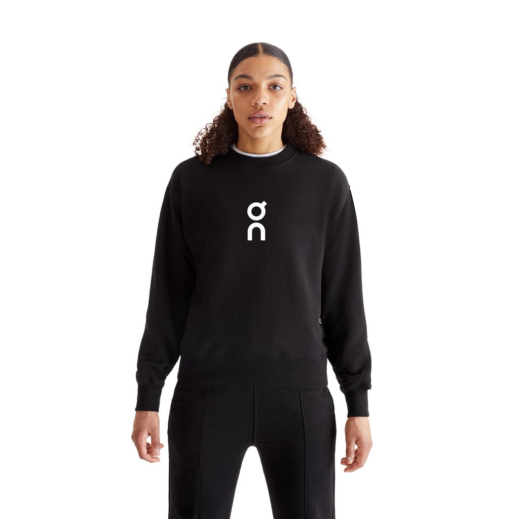 On Women's Club Crew Black - Achilles Heel