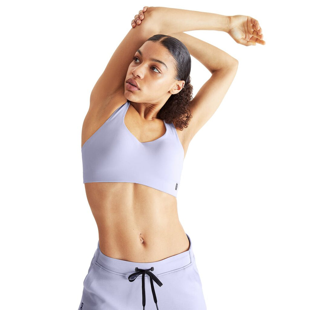 On Women's Active Bra Lavender / Ox - achilles heel