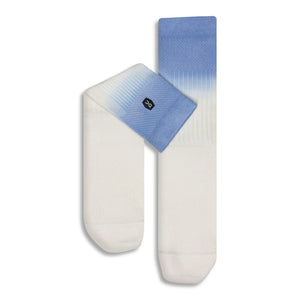 On Men's All-Day Socks Undyed-White / Lavender - achilles heel
