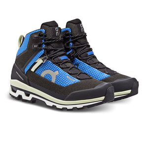 On Men's Cloudalpine Waterproof Walking Boots Cobalt / Limelight - achilles heel