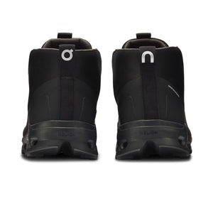 On Men's Cloudroam Waterproof Trail Walking Boots Black / Eclipse - achilles heel