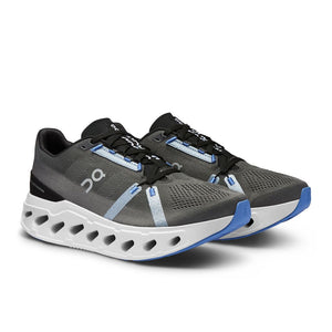 On Men's Cloudeclipse Running Shoes Black / Frost - achilles heel
