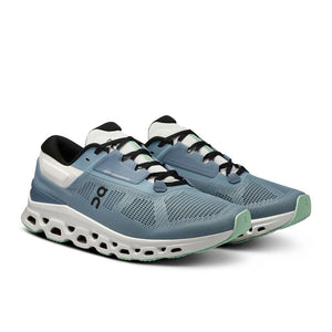 On Men's Cloudstratus 3 Running Shoes Wash / Metal - achilles heel