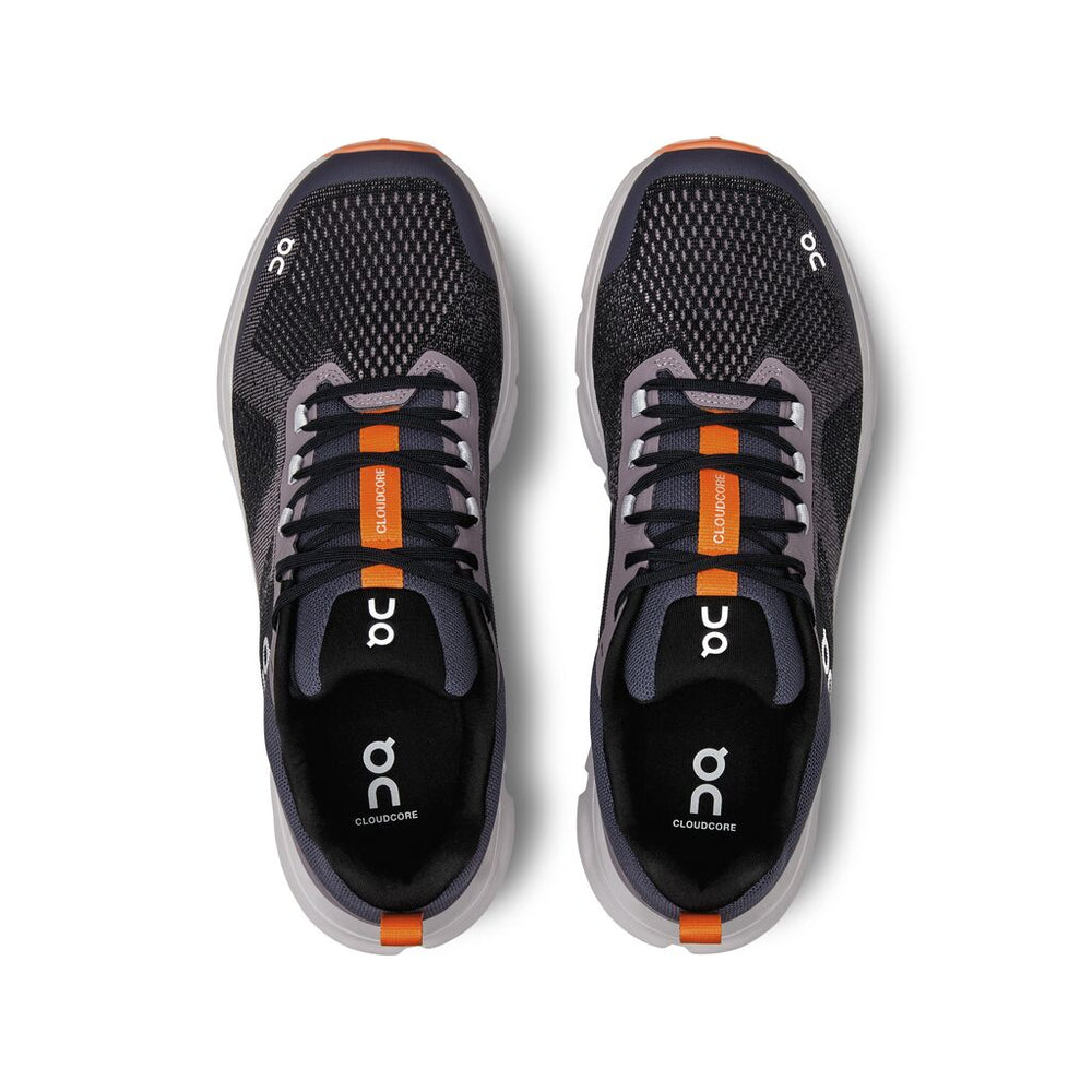 On Men's Cloudcore Running Shoes Iron / Lavender - achilles heel