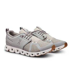 On Men's Cloud 5 Terry Shoes Glacier / White - achilles heel