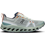 On Men's Cloudsurfer Trail Running Shoes Aloe / Mineral - achilles heel