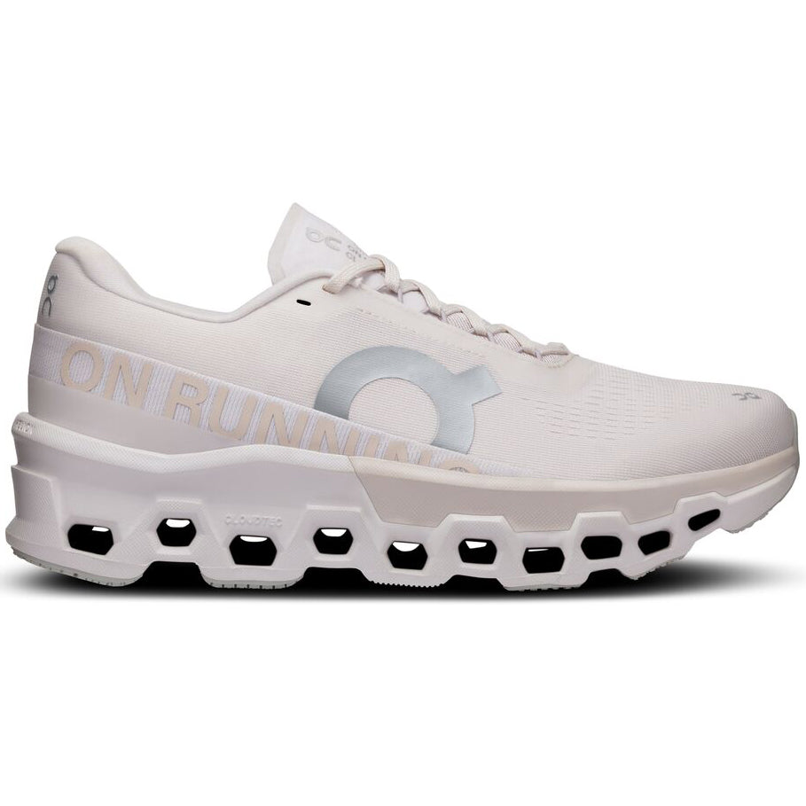 On Women's Cloudmonster 2 Running Shoes Sand / Frost - achilles heel