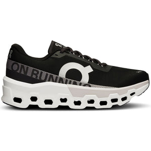 On Men's Cloudmonster 2 Running Shoes Black / Frost - achilles heel