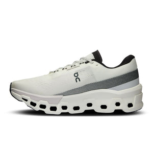 On Men's Cloudmonster 2 Running Shoes Undyed / Frost - achilles heel